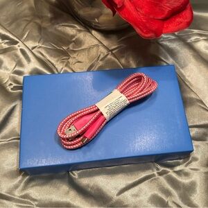 🌹 New WIRELESS GEAR MICRO USB DEVICES 6FT Braided Pink USB Charging Cable